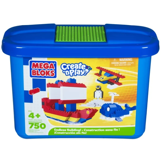 Mega Bloks Create 'n' Play - 750 Pieces Mega Bloks Create 'n' Play - 750 Pieces